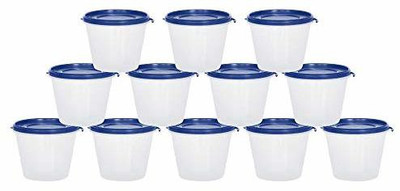 Cutting EDGE Plastic Grocery Container  - 1000 ml(Pack of 12, Clear)