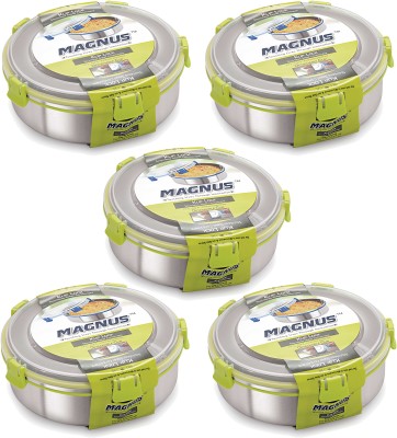 Magnus Steel, Plastic Grocery Container  - 1750 ml(Pack of 5, Silver)