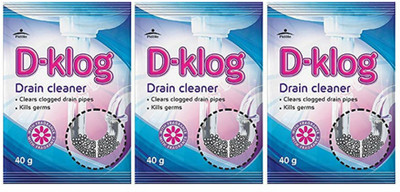 Pidilite MARKET PLUS INSTANT DRAIN OPNER FORMULA Powder Drain Opener(40 g, Pack of 3)