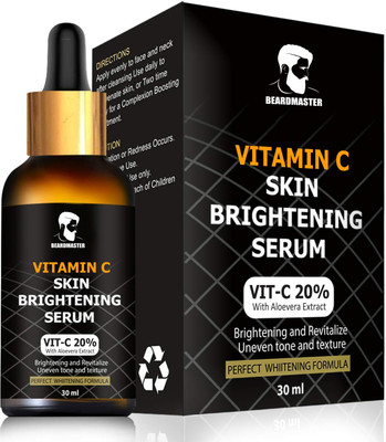 BEARDMASTER Vitamin C Serum for face with hyaluronic acid & Aloe Vera extract(30 ml)