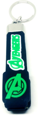 Arkanum ARK1055 Avengers Silicone Lanyard Green Keyring Key Chain