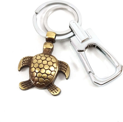 Isk best quality Lucky Turtle metal copper color Key Chain
