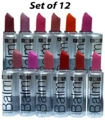 ads Coloria Combo Balm Matte Lipstick Set of 12(ADSMulticolor, 12 g)