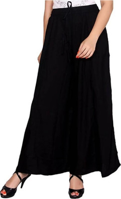 Dutta Fashions Regular Fit Women Black Trousers