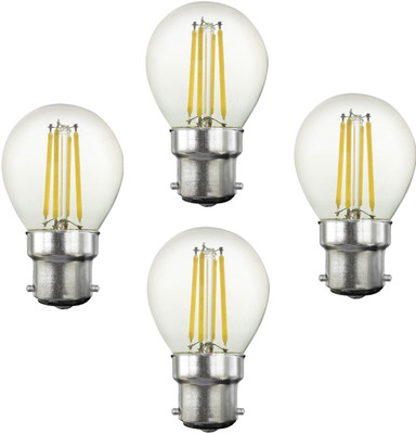 Origin 6 W Basic Round B22 LED Bulb(White, Pack of 4)