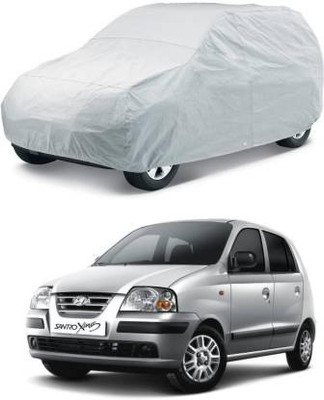 Uncle Paddy Car Cover For Hyundai Santro Xing (Without Mirror Pockets)(Silver)