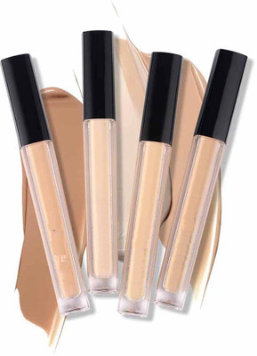 CIVAKI Waterproof Liquid Concealer Full Coverage Matte Finish Creamy Concealer Foundation for Dark Eye Circles Face Concealer Dark Circle Cover  Concealer(MULTICOLOR, 51 g)