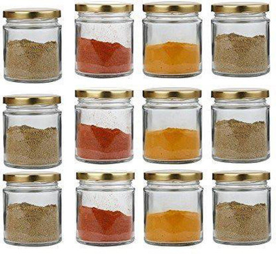 DEVDOX Glass Utility Container  - 200 ml(Pack of 12, Clear)