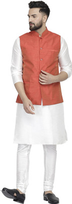 BEN COOPER Men Kurta Pyjama Ethnic Jacket Set