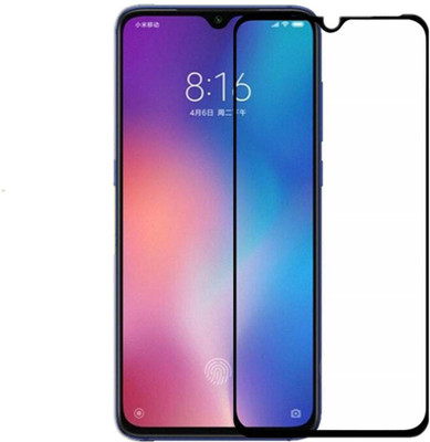 techaspire Edge To Edge Tempered Glass for Mi a3(Pack of 1)