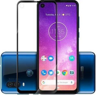 AKSHUD Edge To Edge Tempered Glass for Motorola One Vision(Pack of 1)
