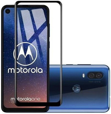 LIKEDESIGN Edge To Edge Tempered Glass for Motorola One Vision(Pack of 1)