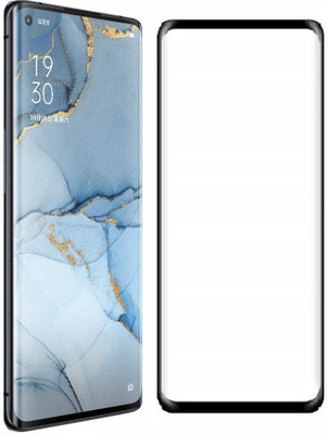 Caseline Edge To Edge Tempered Glass for Oppo Reno3 Pro(Pack of 1)