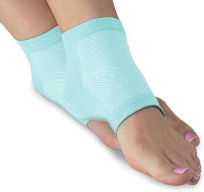 AMR ENTERPRISE -Silicone Gel Heel Socks for Dry Hard Cracked, Pain Relief, Heel Support