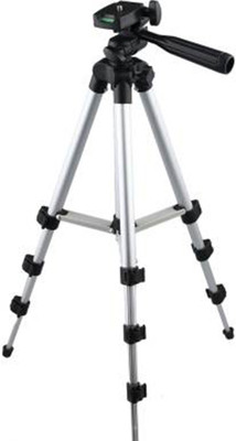 AONEQUALITY WORLD Halix world-High Quality Professional Portable Adjustable Camera Tripod Holder Stand 3110 stand With 3-Way Head Digital Camera Tripod with Mobile Clip Holder Screw 360 Degree 3 Dimensional Head Tripod Mount Holder Clip Portable Aluminium Camera Stand Best Use for Make Videos on Tik