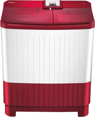 Panasonic 8 kg Semi Automatic Top Load Red, White(NA-W80H5RRB)   Washing Machine  (Panasonic)