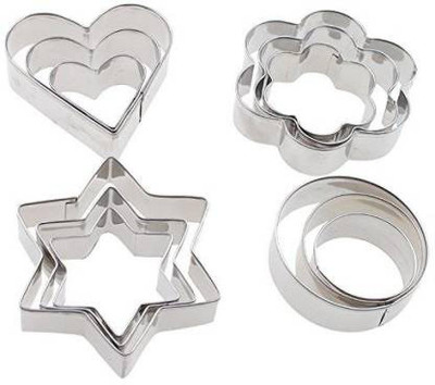 BS PRODUCTS baking cutter Cookie Cutter(Pack of 4)