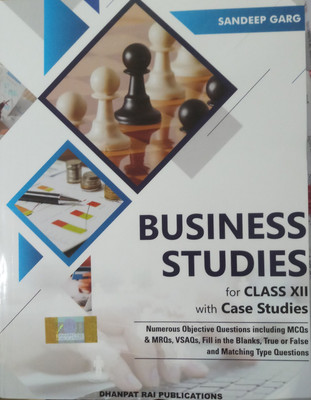 BUSINESS STUDIES FOR CLASS-XII WITH CASE STUDIES(English, Paperback, SANDEEP GARG)