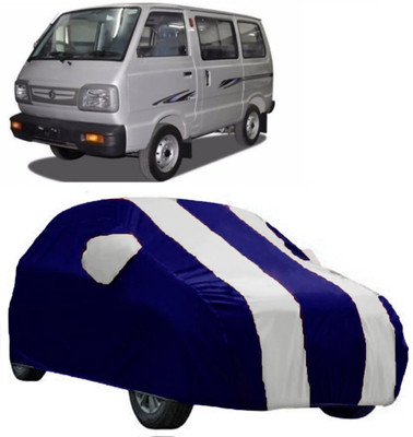 AutoKick Car Cover For Maruti Suzuki Omni (With Mirror Pockets)(White)