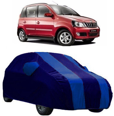 Elegance Car Cover For Mahindra Quanto (With Mirror Pockets)(Blue)