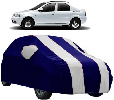AutoRock Car Cover For Mahindra Logan Edge (With Mirror Pockets)(White)