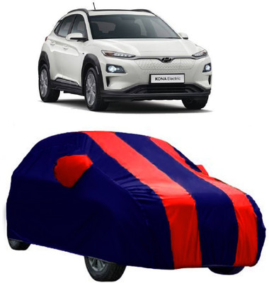 Elegance Car Cover For Hyundai Kona (With Mirror Pockets)(Red)