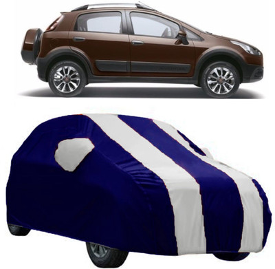 AutoKick Car Cover For Fiat Avventura (With Mirror Pockets)(White)