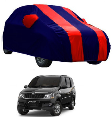 CRONEX Car Cover For Mahindra Xylo (With Mirror Pockets)(Red, Blue)