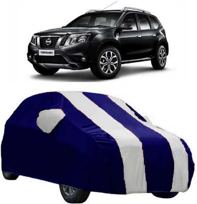 AutoRock Car Cover For Nissan Terrano (With Mirror Pockets)(White)