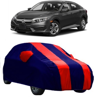 Ascension Car Cover For Honda Civic (With Mirror Pockets)(Red)