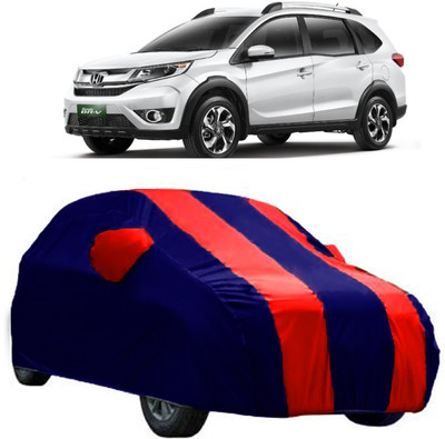 CRONEX Car Cover For Honda BRV (With Mirror Pockets)(Red, Blue)