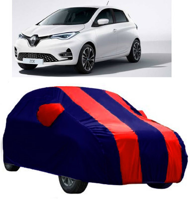 AutoKick Car Cover For Renault Zoe (With Mirror Pockets)(Multicolor)