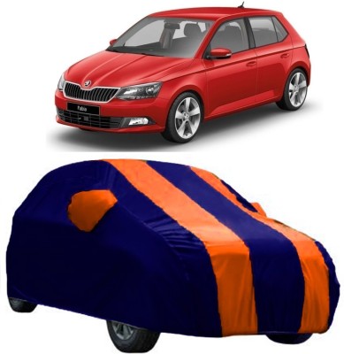 AutoRock Car Cover For Skoda Fabia (With Mirror Pockets)(Orange)