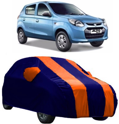 Elegance Car Cover For Maruti Suzuki Alto 800 (With Mirror Pockets)(Orange)