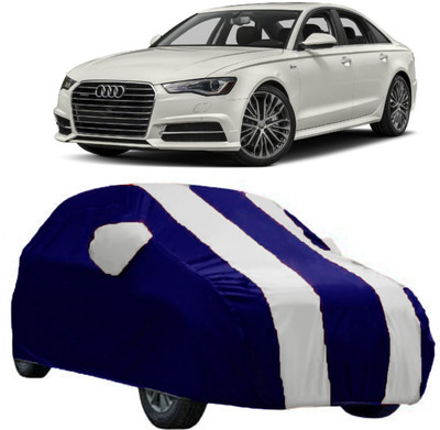 AutoRock Car Cover For Audi A6 (With Mirror Pockets)(White)