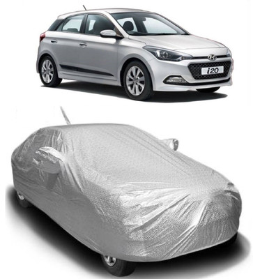MoTRoX Car Cover For Hyundai Elite i20 (With Mirror Pockets)(Silver)