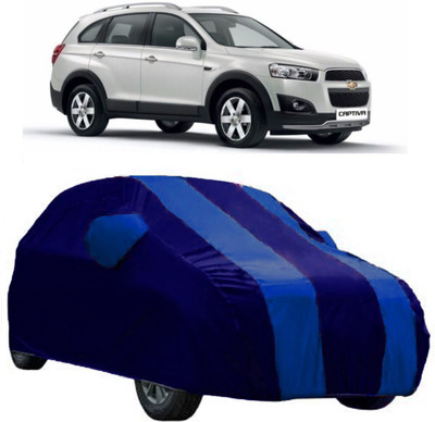 Elegance Car Cover For Chevrolet Captiva (With Mirror Pockets)(Blue)
