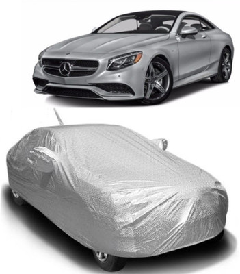 MoTRoX Car Cover For Mercedes Benz E240 (With Mirror Pockets)(Silver)