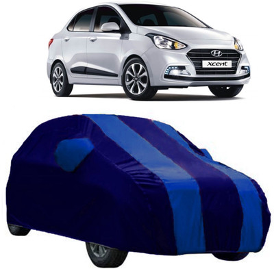 Elegance Car Cover For Hyundai Xcent (With Mirror Pockets)(Blue)
