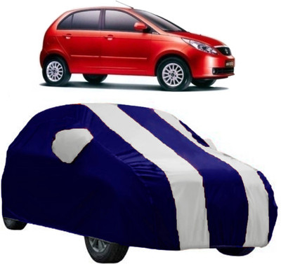 AutoRock Car Cover For Tata Indica Vista (With Mirror Pockets)(Multicolor)