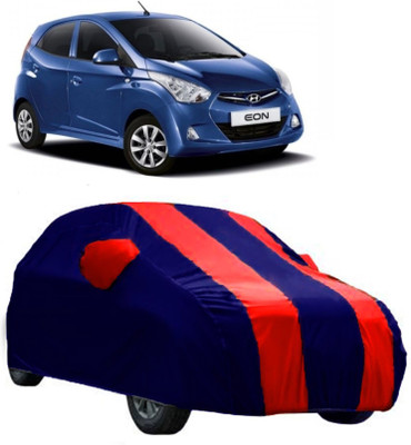 AutoRock Car Cover For Hyundai Eon (With Mirror Pockets)(Red)