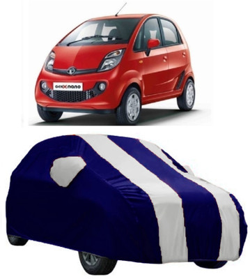 AutoRock Car Cover For Tata Nano Genx (With Mirror Pockets)(White)