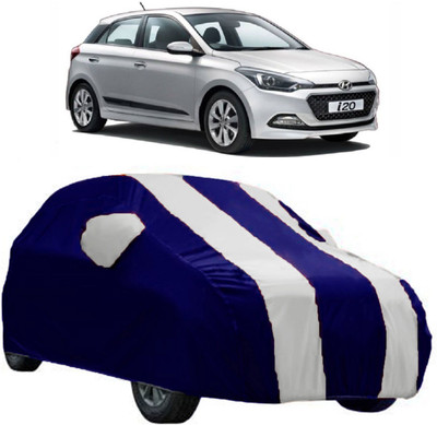 AutoRock Car Cover For Hyundai i20 (With Mirror Pockets)(White)