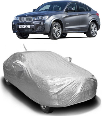 MoTRoX Car Cover For BMW X4 (With Mirror Pockets)(Silver)