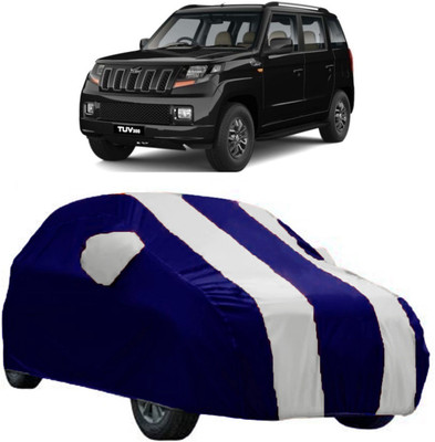 AutoRock Car Cover For Mahindra TUV300 (With Mirror Pockets)(White)