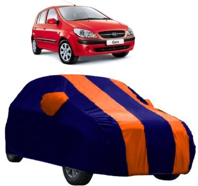 AutoKick Car Cover For Hyundai Getz Prime (With Mirror Pockets)(Multicolor)