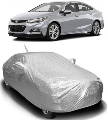 MoTRoX Car Cover For Chevrolet Cruze (With Mirror Pockets)(Silver)