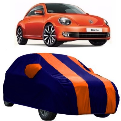 Ascension Car Cover For Volkswagen Beetle (With Mirror Pockets)(Orange)