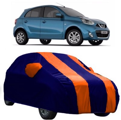 Elegance Car Cover For Nissan Micra (With Mirror Pockets)(Orange)