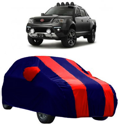 CRONEX Car Cover For Tata Xenon XT (With Mirror Pockets)(Red, Blue)